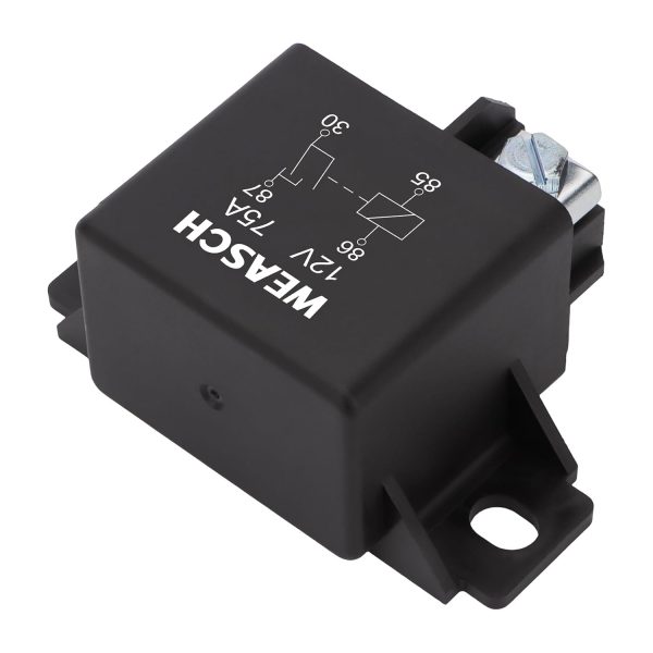 Weasch Automotive Relay 12VDC 75A-7