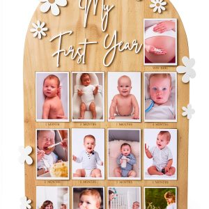 Daisy Boho Birthday Decoration WAOUH Acrylic Wood-0