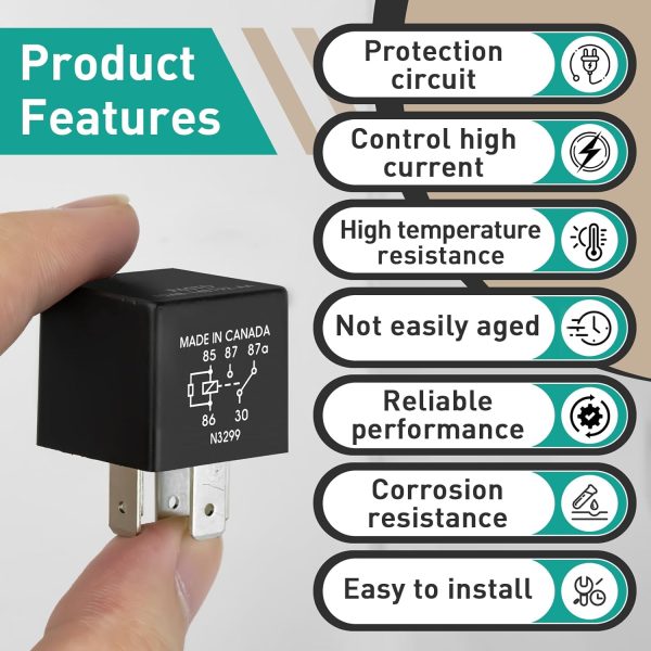 Automotive Relay Gfdoso 40A Plug In 5 Pin-5
