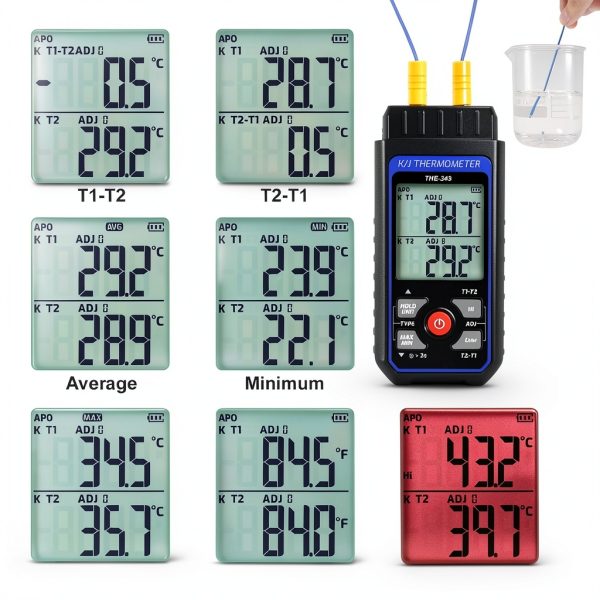 Digital Thermometer DANOPLUS Black Compact-4
