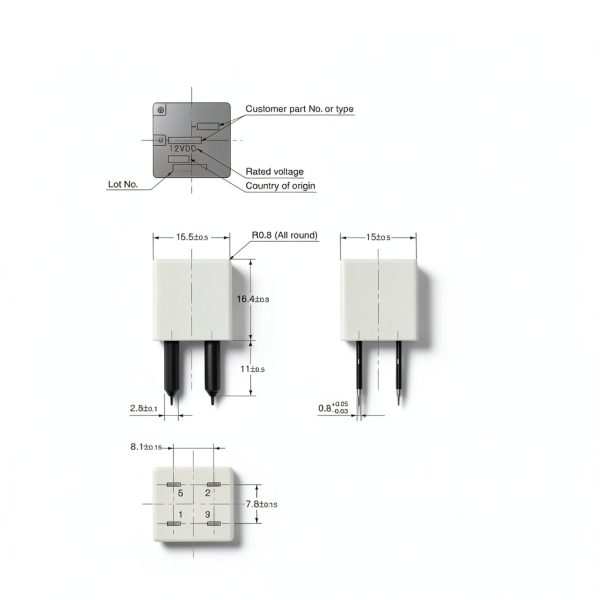 TC-Masterles 20A Ultra Micro ISO Automotive Relay-6