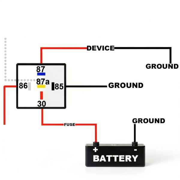 iRhapsody 5-Count Relay 24V Universal Power Relay-4