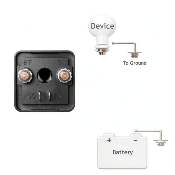 Hamolar 12VDC Relay Automotive Power-2