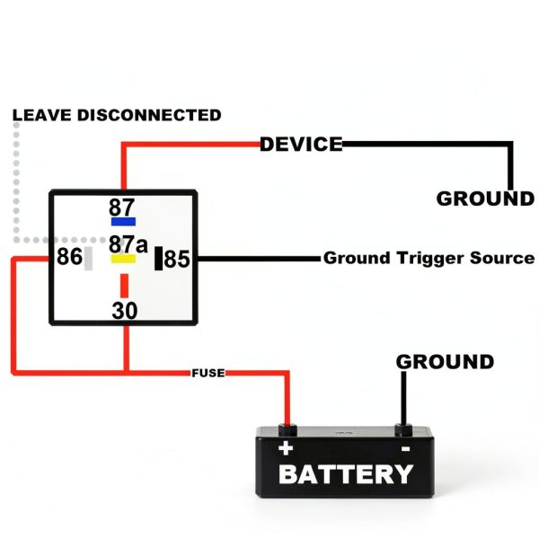 iRhapsody 5-Count Relay 24V Universal Power Relay-3