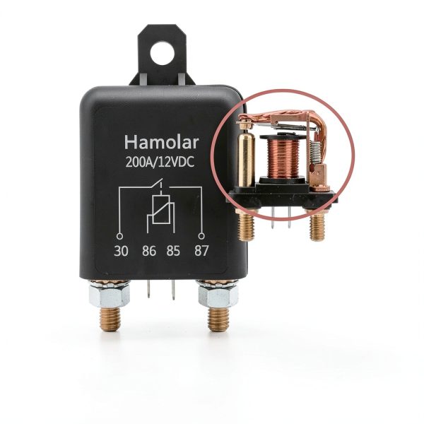 Hamolar 12VDC Relay Automotive Power-5