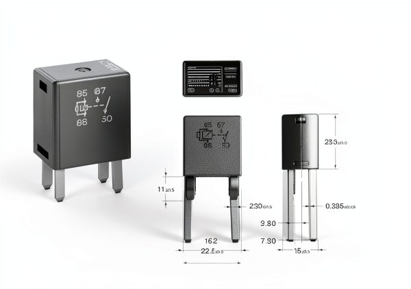 12V Automotive Relay Casalytics 4‑Pin Plug‑In-1