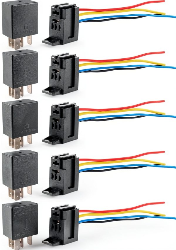ESUPPORT 30A 5Pin SPDT Relay-0